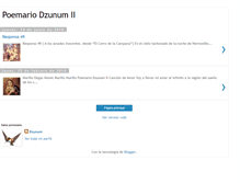 Tablet Screenshot of poemariodzunumii.blogspot.com