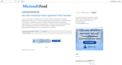 Desktop Screenshot of microsoftfeed.blogspot.com