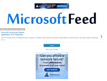 Tablet Screenshot of microsoftfeed.blogspot.com