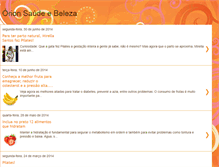 Tablet Screenshot of orionsaudeebeleza.blogspot.com