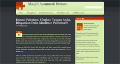 Desktop Screenshot of masjidassunnah.blogspot.com