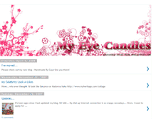 Tablet Screenshot of my-eye-candies.blogspot.com