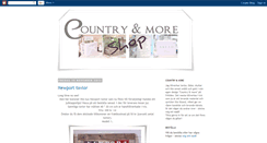 Desktop Screenshot of countryandmoreshop.blogspot.com