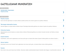 Tablet Screenshot of gazteluzahar.blogspot.com