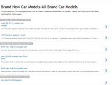 Tablet Screenshot of brand-new-car-models.blogspot.com