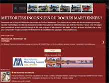 Tablet Screenshot of meteoriteinconnue.blogspot.com