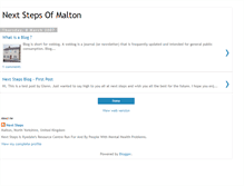Tablet Screenshot of next-steps-malton.blogspot.com