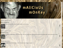 Tablet Screenshot of maliciousmonkey.blogspot.com