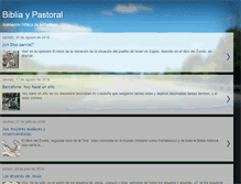 Tablet Screenshot of bibliaypastoral.blogspot.com