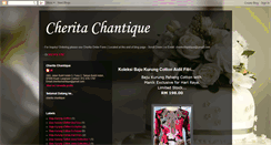 Desktop Screenshot of cheritachantique.blogspot.com