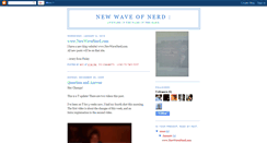 Desktop Screenshot of newwavenerd.blogspot.com