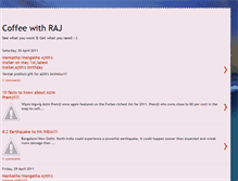 Tablet Screenshot of coffee-with-raj.blogspot.com