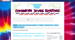 Desktop Screenshot of jovensescritoresofuturo.blogspot.com