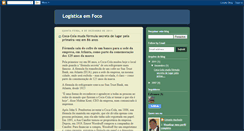 Desktop Screenshot of logisticaemfoco.blogspot.com