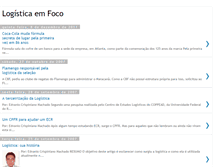 Tablet Screenshot of logisticaemfoco.blogspot.com