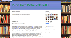 Desktop Screenshot of planetearthpoetryvictoriabc.blogspot.com