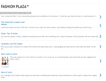 Tablet Screenshot of fashion-plaza.blogspot.com