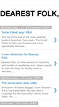 Mobile Screenshot of dearestfolk.blogspot.com