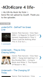 Mobile Screenshot of m3t4lcore4life.blogspot.com