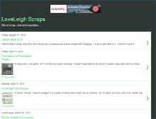 Tablet Screenshot of loveleighscraps.blogspot.com