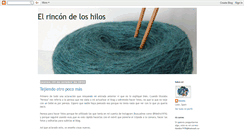 Desktop Screenshot of hiedra-elrincondeloshilos.blogspot.com