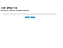 Tablet Screenshot of marocembauche.blogspot.com