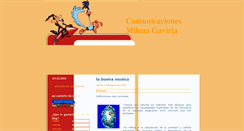 Desktop Screenshot of comunicacionesmilenagaviria.blogspot.com