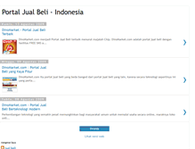 Tablet Screenshot of jualbeli-indonesia.blogspot.com