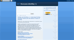 Desktop Screenshot of fertility-infertility-1.blogspot.com