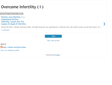 Tablet Screenshot of fertility-infertility-1.blogspot.com