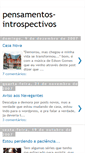 Mobile Screenshot of pensamentos-introspectivos.blogspot.com