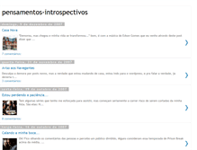 Tablet Screenshot of pensamentos-introspectivos.blogspot.com