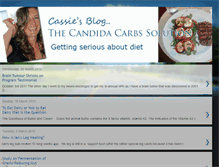 Tablet Screenshot of cassies-candida-carbs.blogspot.com