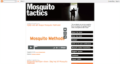 Desktop Screenshot of mosquitotactics.blogspot.com