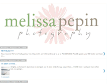 Tablet Screenshot of melissapepin.blogspot.com