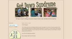 Desktop Screenshot of gotdownsyndrome.blogspot.com
