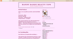 Desktop Screenshot of handybeautytips.blogspot.com