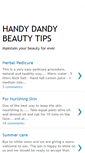 Mobile Screenshot of handybeautytips.blogspot.com