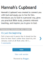 Mobile Screenshot of hannahscupboard.blogspot.com