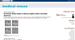 Desktop Screenshot of medicalmouse.blogspot.com