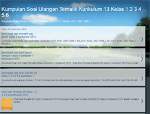 Tablet Screenshot of kumpulansoalkurikulum-2013.blogspot.com