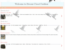 Tablet Screenshot of dreamcloset-fashion.blogspot.com