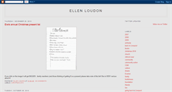 Desktop Screenshot of ellenloudon.blogspot.com