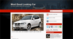 Desktop Screenshot of most-goodlooking-car.blogspot.com