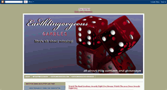 Desktop Screenshot of earthgambles.blogspot.com