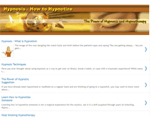 Tablet Screenshot of hypnosishowto.blogspot.com