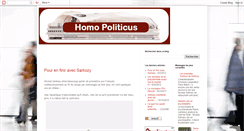 Desktop Screenshot of homopoliticucus.blogspot.com