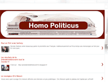 Tablet Screenshot of homopoliticucus.blogspot.com