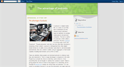 Desktop Screenshot of advantagesofpodcasts.blogspot.com