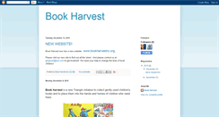 Desktop Screenshot of bookharvestnc.blogspot.com